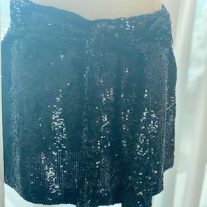 WOMEN MANGO SEQUINS SKIRT